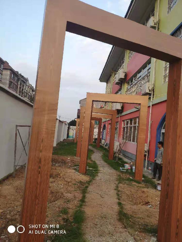 木紋漆廊架系列